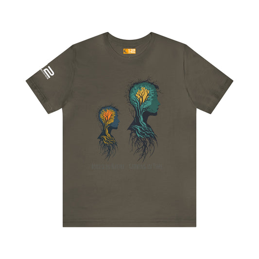 Unisex Jersey Short Sleeve Tee - DOUBLE DEEPLY ROOTED - 12 SECONDS APPAREL