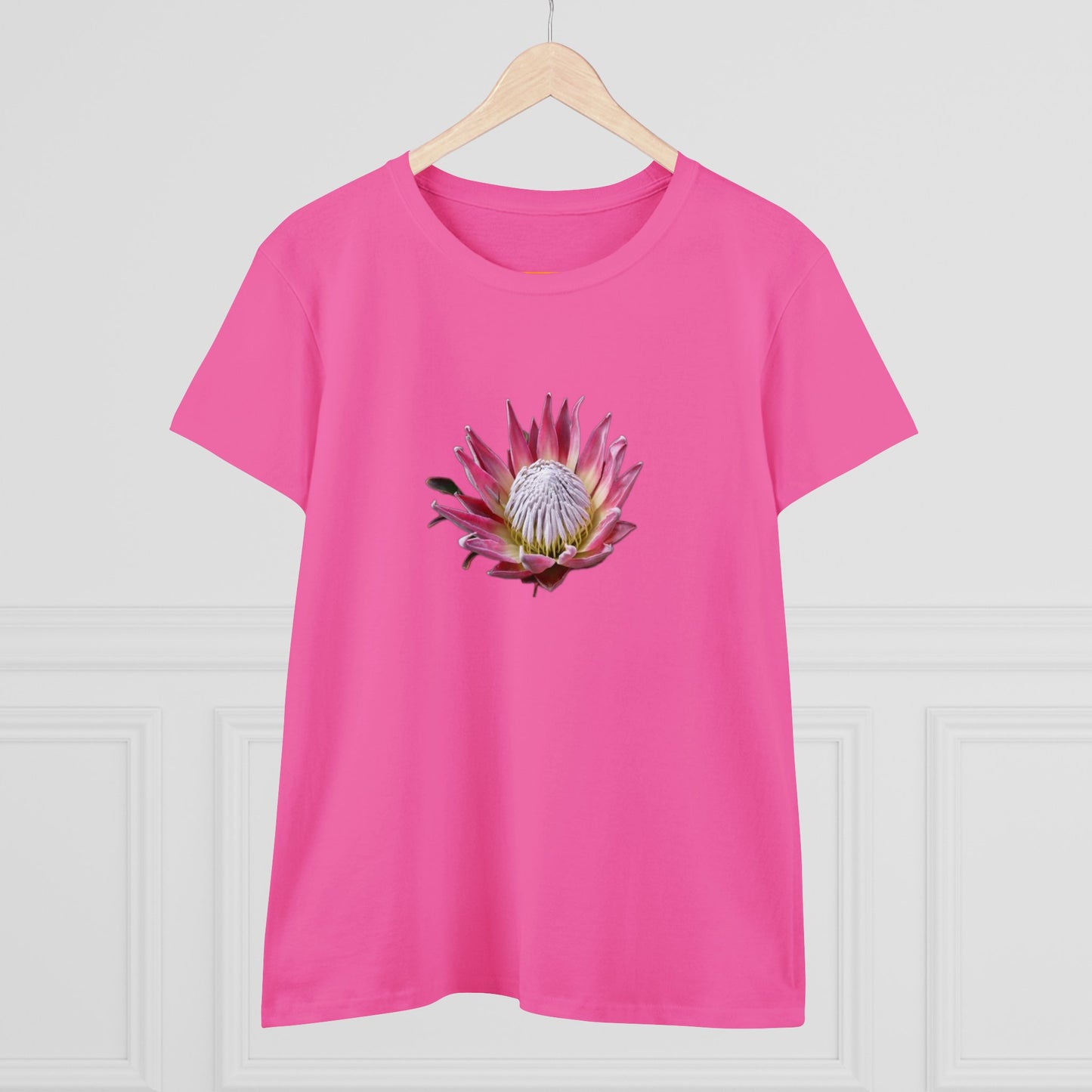 Women's Midweight Cotton Tee - KING PROTEA - 12 SECONDS APPAREL