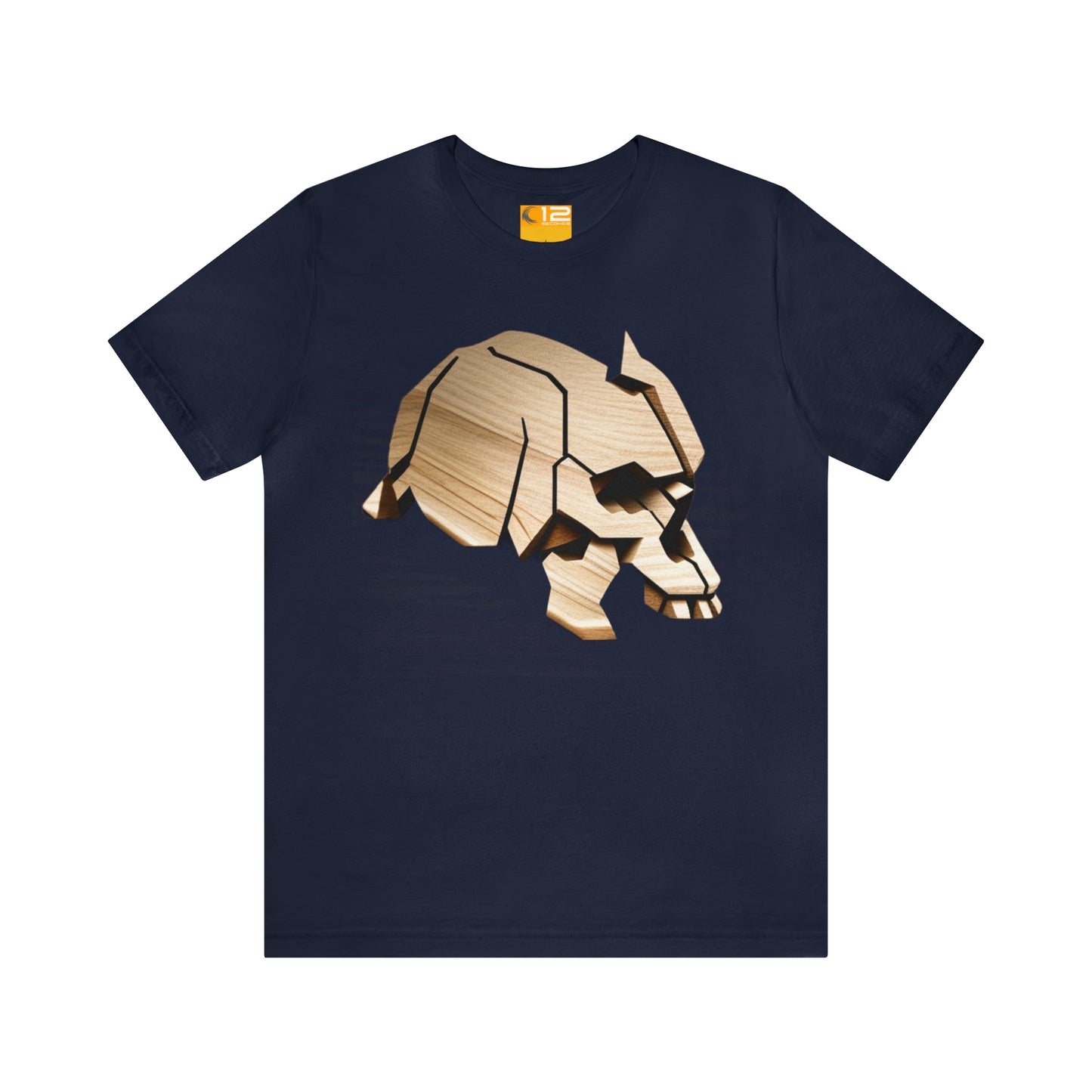 Unisex Jersey Short Sleeve Cotton Tee - SKULL ANIMAL - 12 SECONDS APPAREL