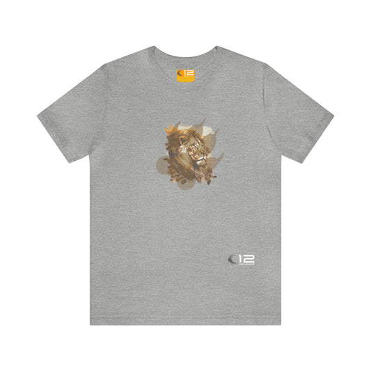 Unisex Jersey Short Sleeve Tee - LION PAW - 12 SECONDS APPAREL