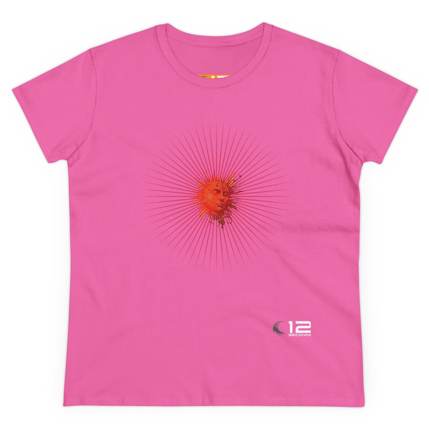 Women's Midweight Cotton Tee - RADIANT SUN - 12 SECONDS APPAREL