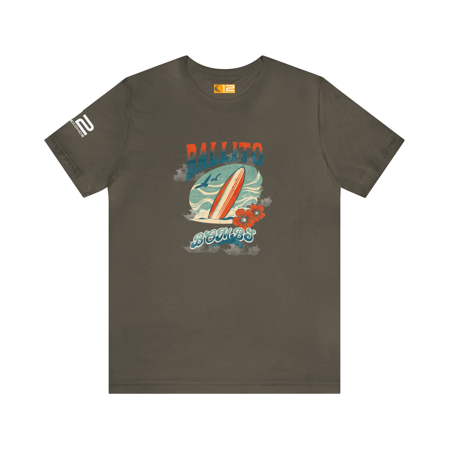 Jersey Short Sleeve Tee - BALLITO BOMBS - 12 SECONDS APPAREL