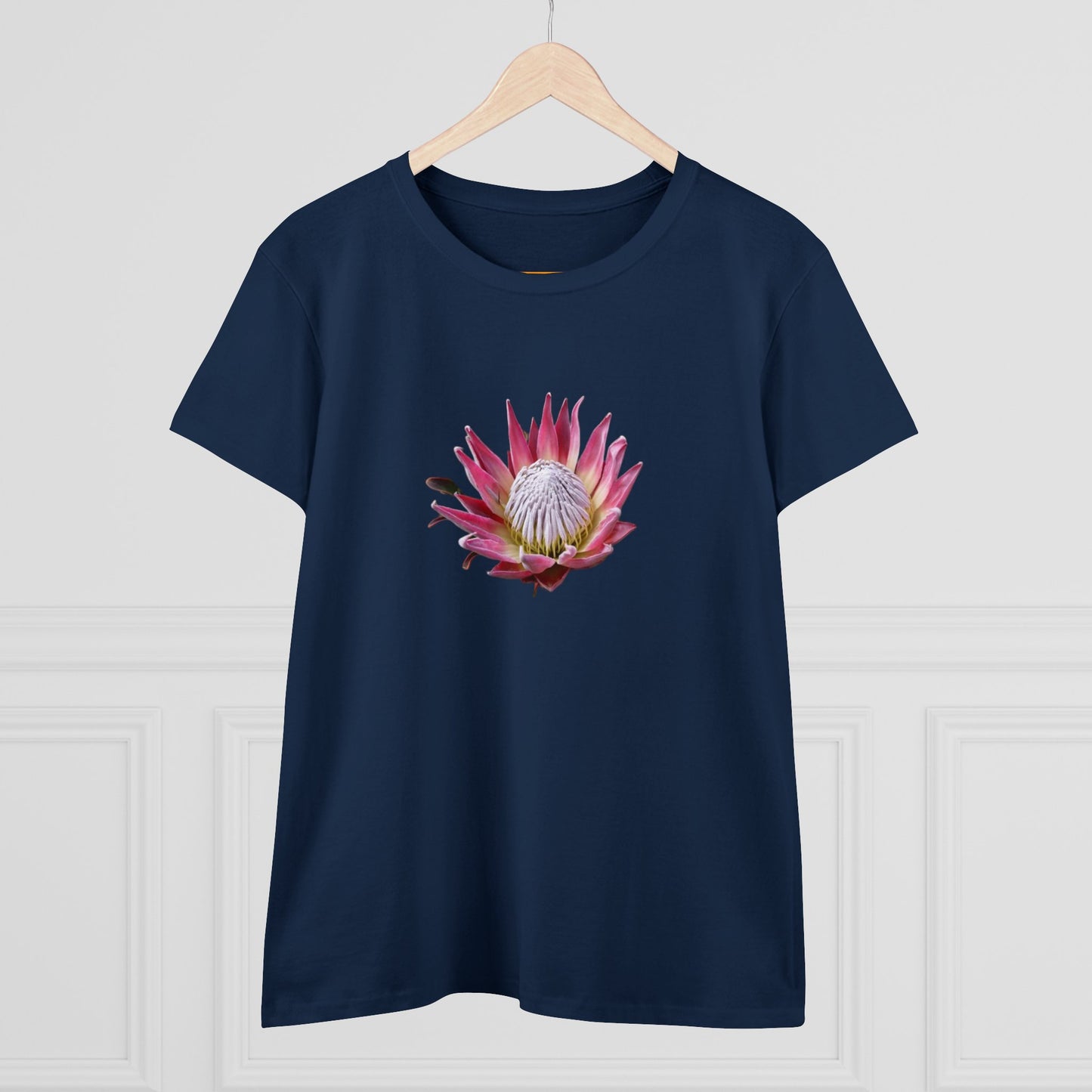 Women's Midweight Cotton Tee - KING PROTEA - 12 SECONDS APPAREL