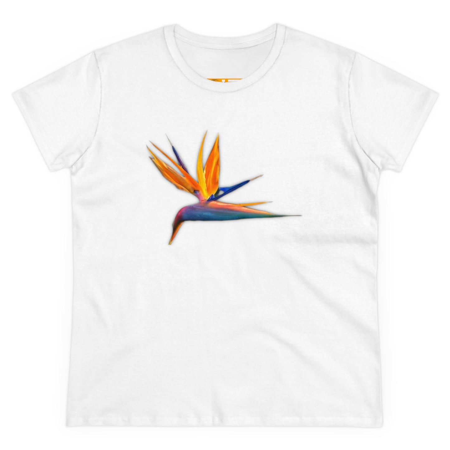 Women's Midweight Cotton Tee - STRELITZIA - 12 SECONDS APPAREL