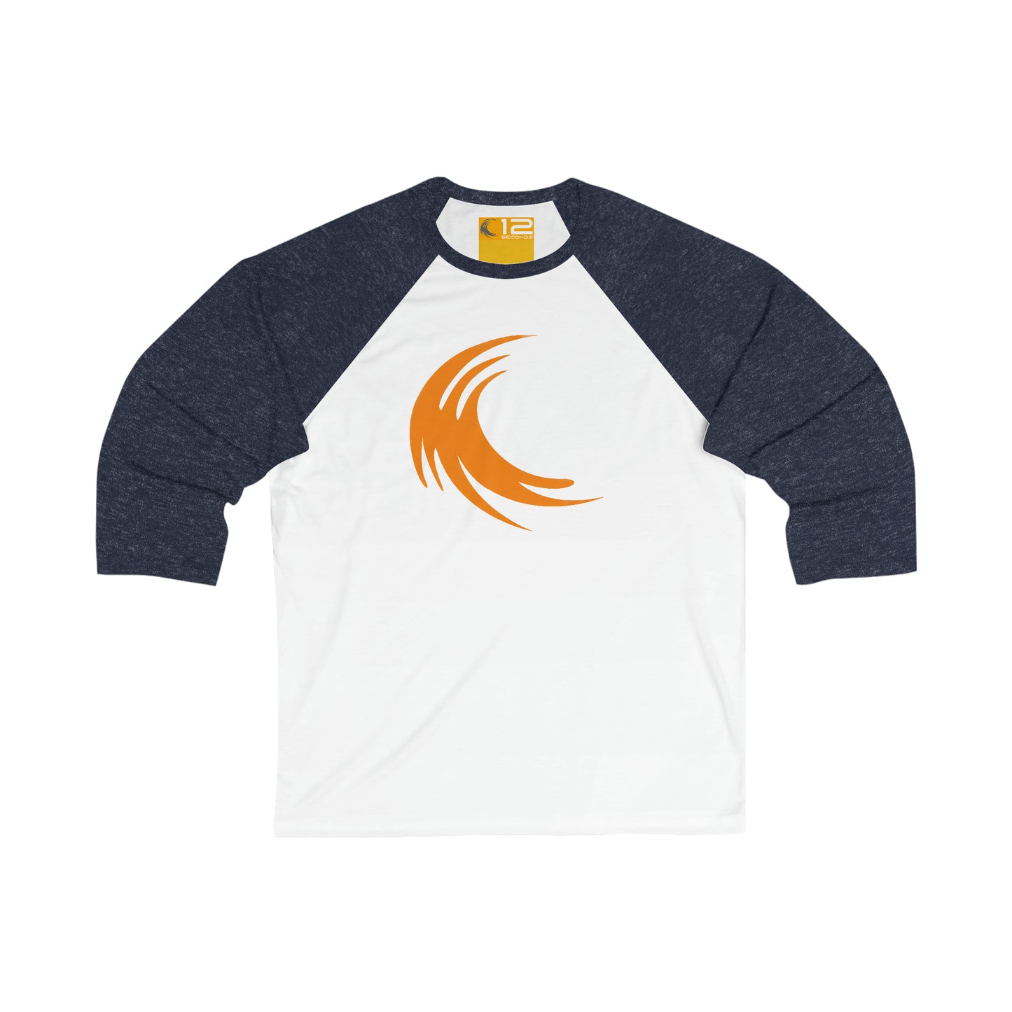 Unisex 3\4 Sleeve Baseball Tee - 12 SECONDS - 12 SECONDS APPAREL