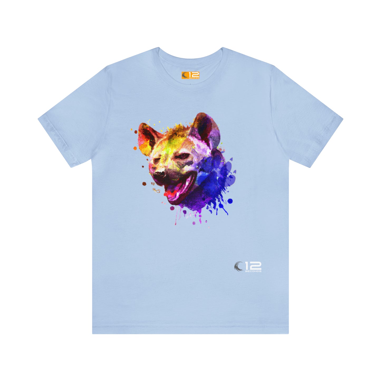 Unisex Jersey Short Sleeve Tee - HYENA COLORBURST - 12 SECONDS APPAREL