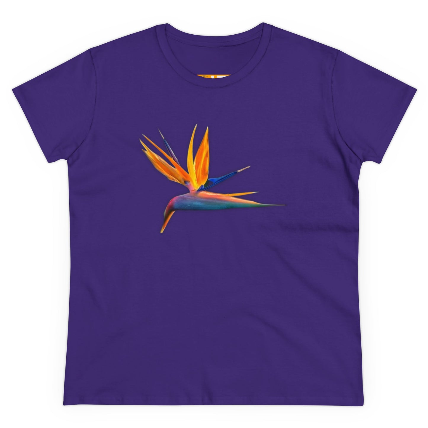 Women's Midweight Cotton Tee - STRELITZIA - 12 SECONDS APPAREL