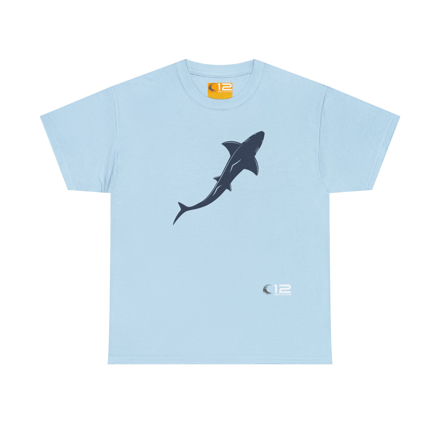 Unisex Ultra Cotton Tee - BLUE SHARK - 12 SECONDS APPAREL