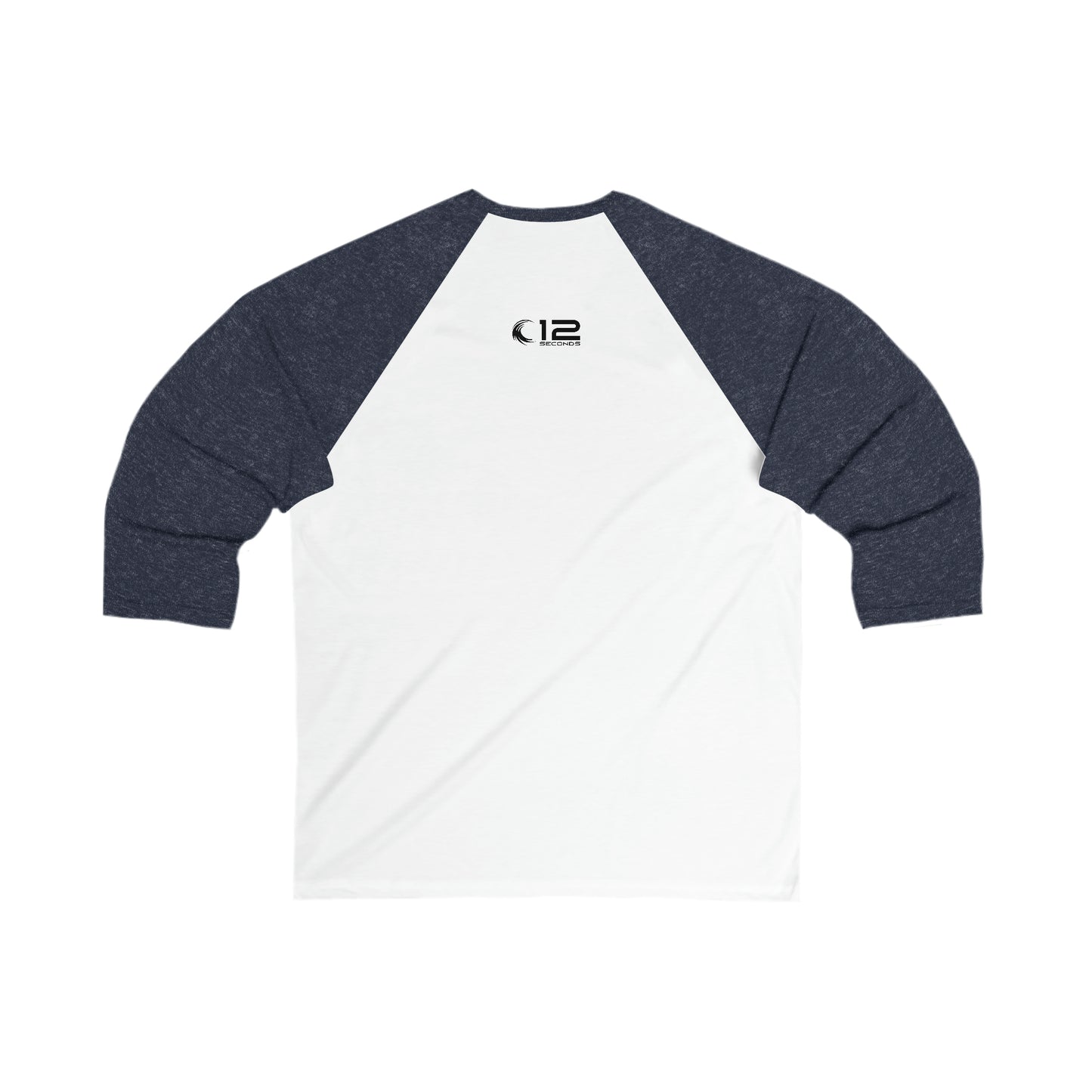 Unisex 3\4 Sleeve Baseball Tee - 12 SECONDS - 12 SECONDS APPAREL