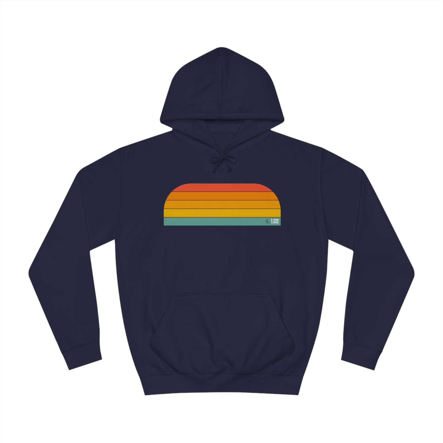 Unisex College Hoodie - RAINBOW - 12 SECONDS APPAREL