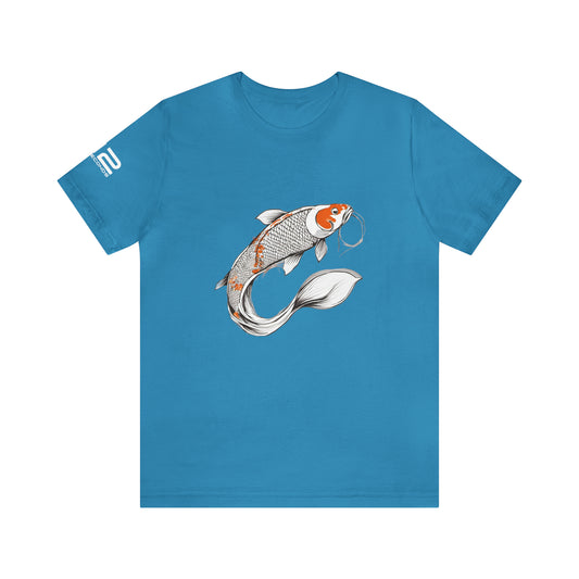 Unisex Jersey Short Sleeve Tee - KOI - 12 SECONDS APPAREL