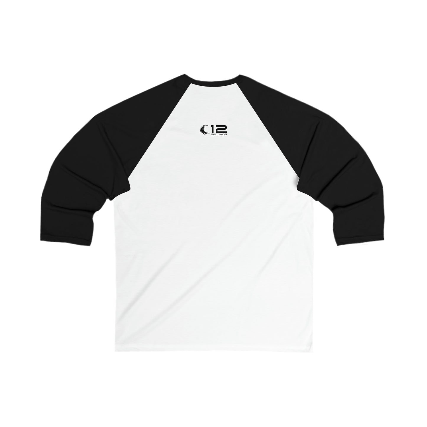 Unisex 3\4 Sleeve Baseball Tee - 12 SECONDS - 12 SECONDS APPAREL