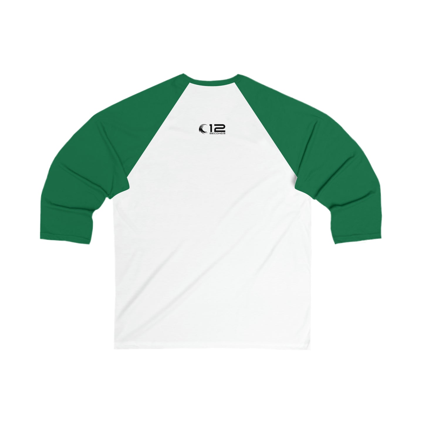 Unisex 3\4 Sleeve Baseball Tee - 12 SECONDS - 12 SECONDS APPAREL