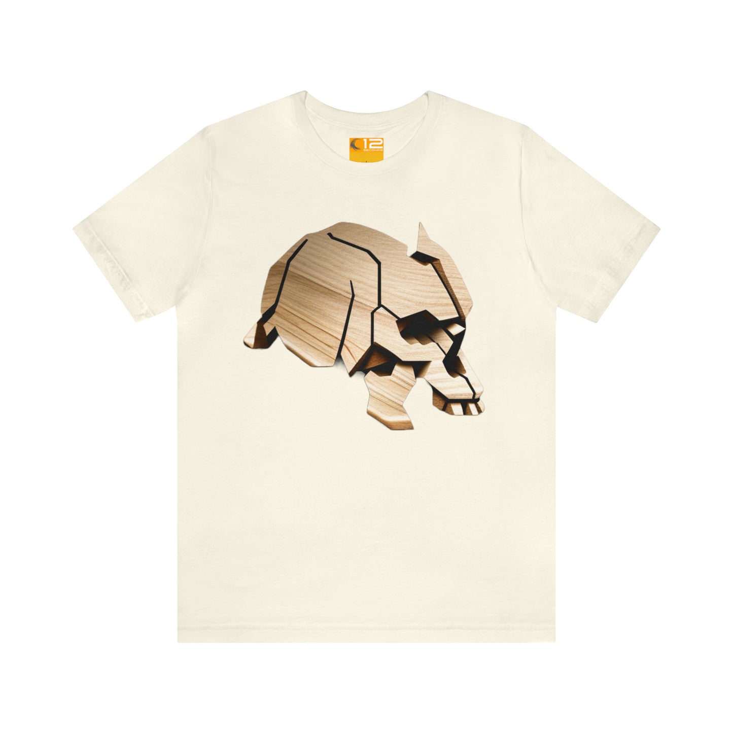 Unisex Jersey Short Sleeve Cotton Tee - SKULL ANIMAL - 12 SECONDS APPAREL