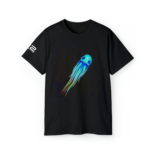 Unisex Ultra Cotton Tee - JELLYFISH FANTASY - 12 SECONDS APPAREL