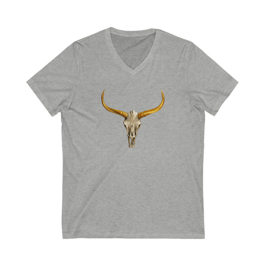 Jersey Short Sleeve V-Neck Tee - WILDEBEEST - 12 SECONDS APPAREL