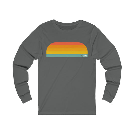 Unisex Jersey Long Sleeve Tee - RAINBOW - 12 SECONDS APPAREL