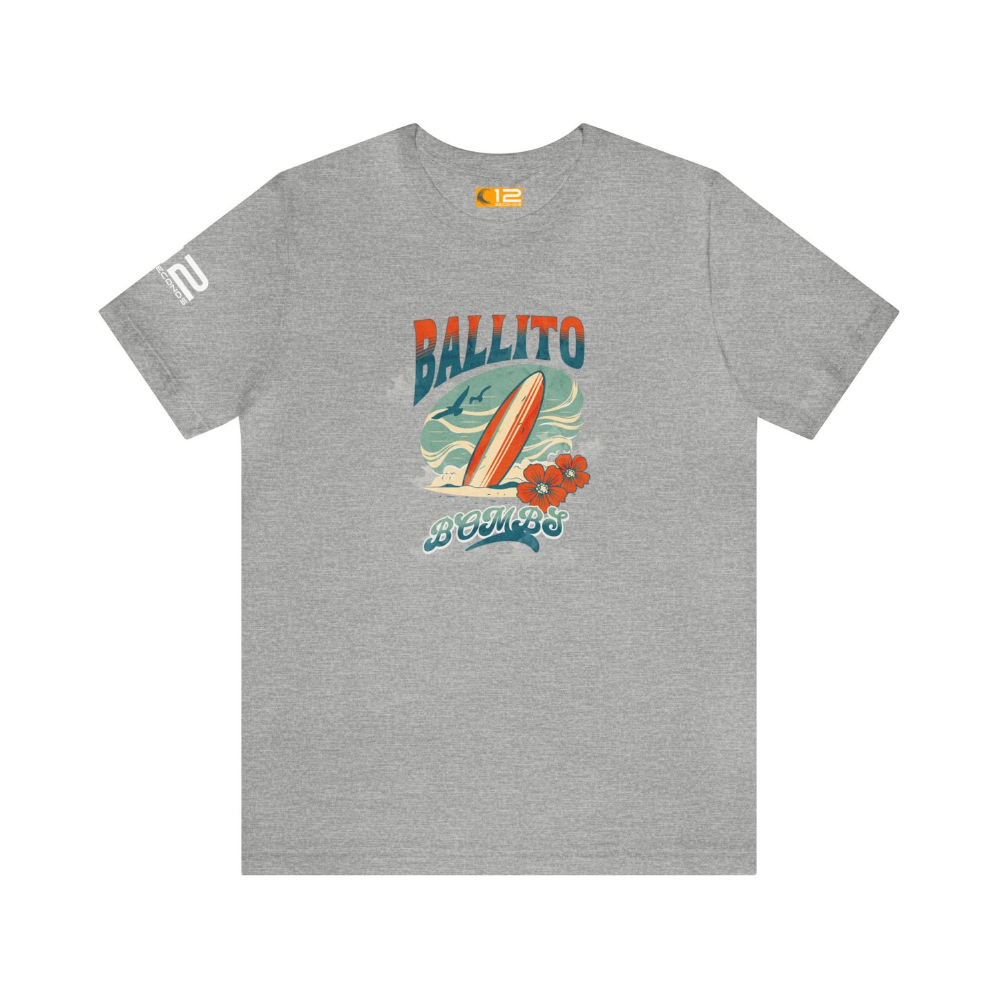 Jersey Short Sleeve Tee - BALLITO BOMBS - 12 SECONDS APPAREL