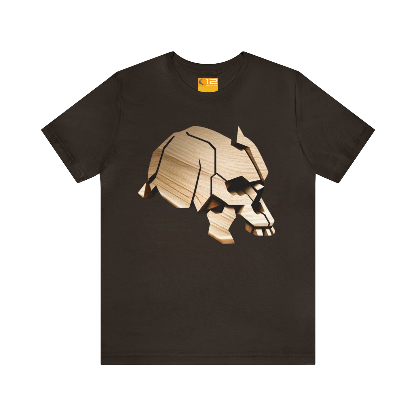 Unisex Jersey Short Sleeve Cotton Tee - SKULL ANIMAL - 12 SECONDS APPAREL