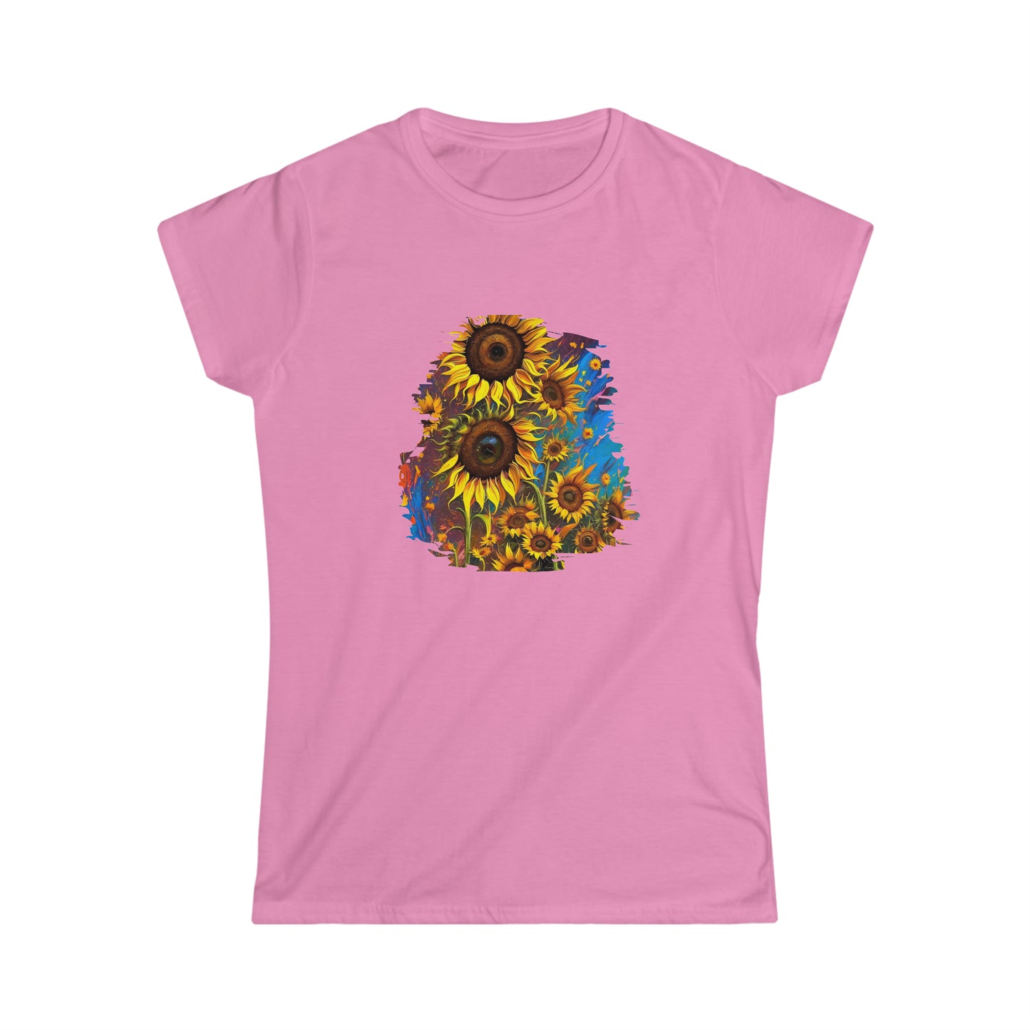 Women's Softstyle Tee - SUNFLOWERS - 12 SECONDS APPAREL