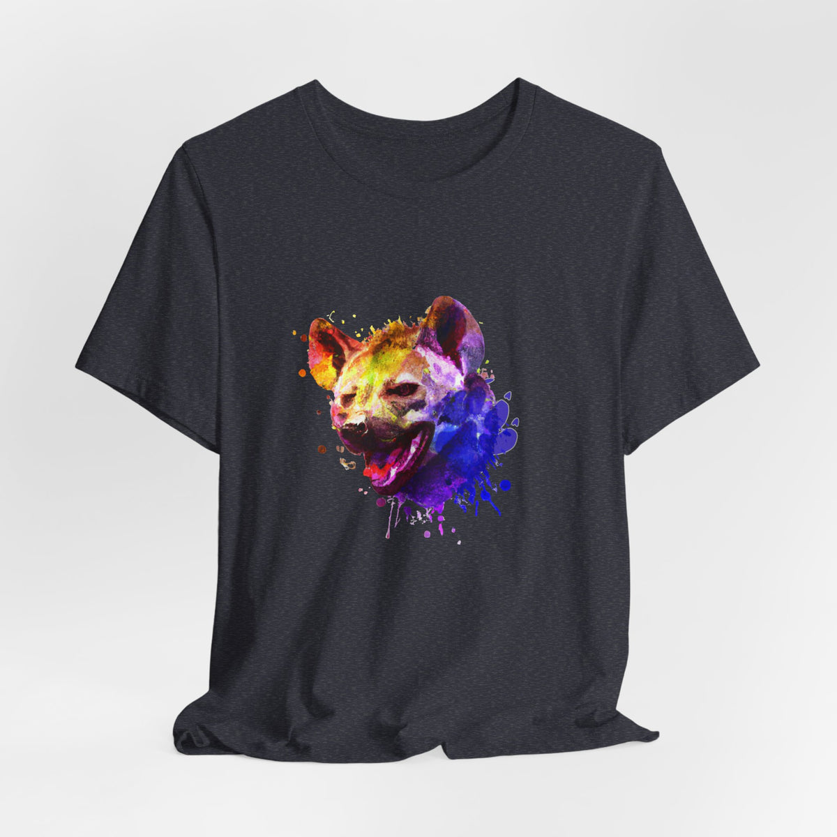 Hyena T-Shirt — Colourful African Wildlife Graphic Tee