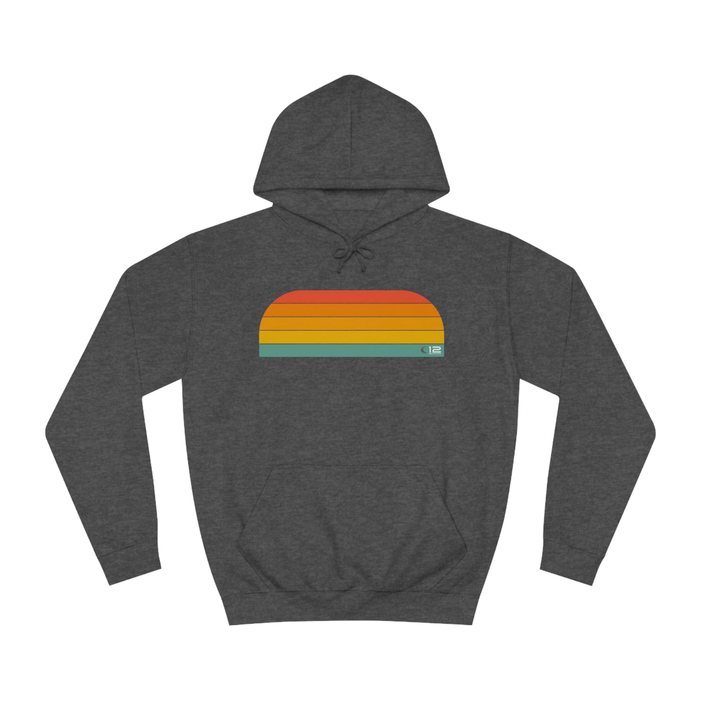 Unisex College Hoodie - RAINBOW - 12 SECONDS APPAREL