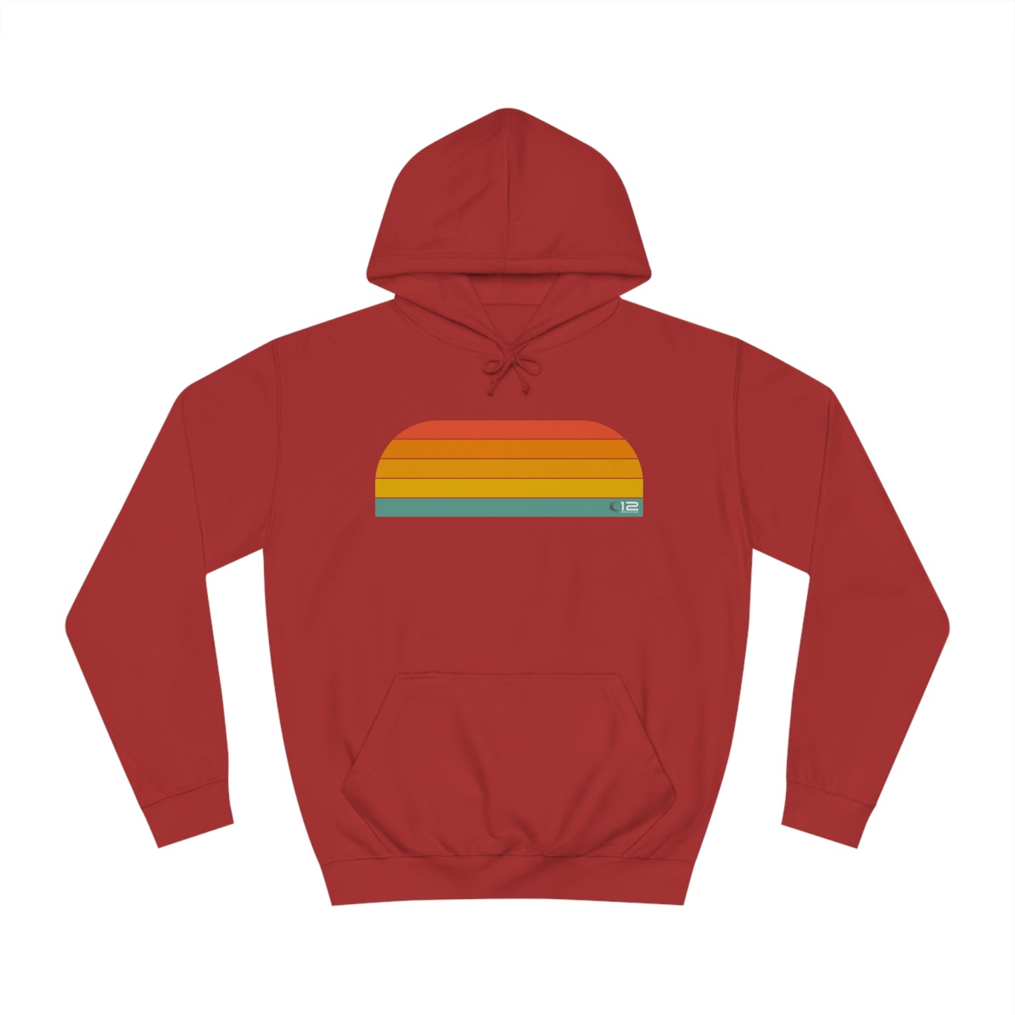 Unisex College Hoodie - RAINBOW - 12 SECONDS APPAREL
