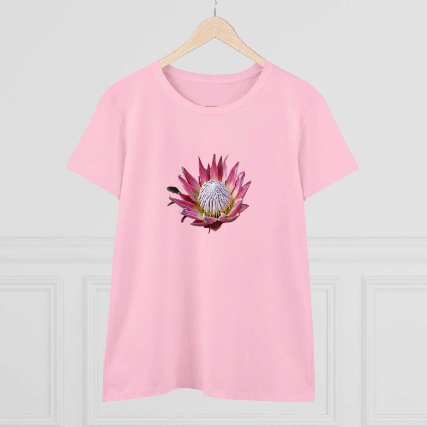 Women's Midweight Cotton Tee - KING PROTEA - 12 SECONDS APPAREL