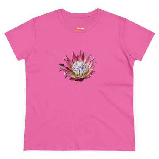 Women's Midweight Cotton Tee - KING PROTEA - 12 SECONDS APPAREL