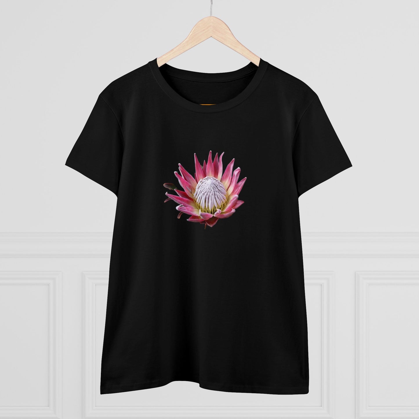 Women's Midweight Cotton Tee - KING PROTEA - 12 SECONDS APPAREL