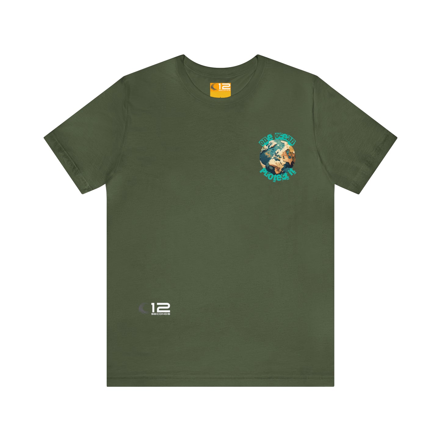 Unisex Jersey Short Sleeve Tee - ONE OCEAN - 12 SECONDS APPAREL