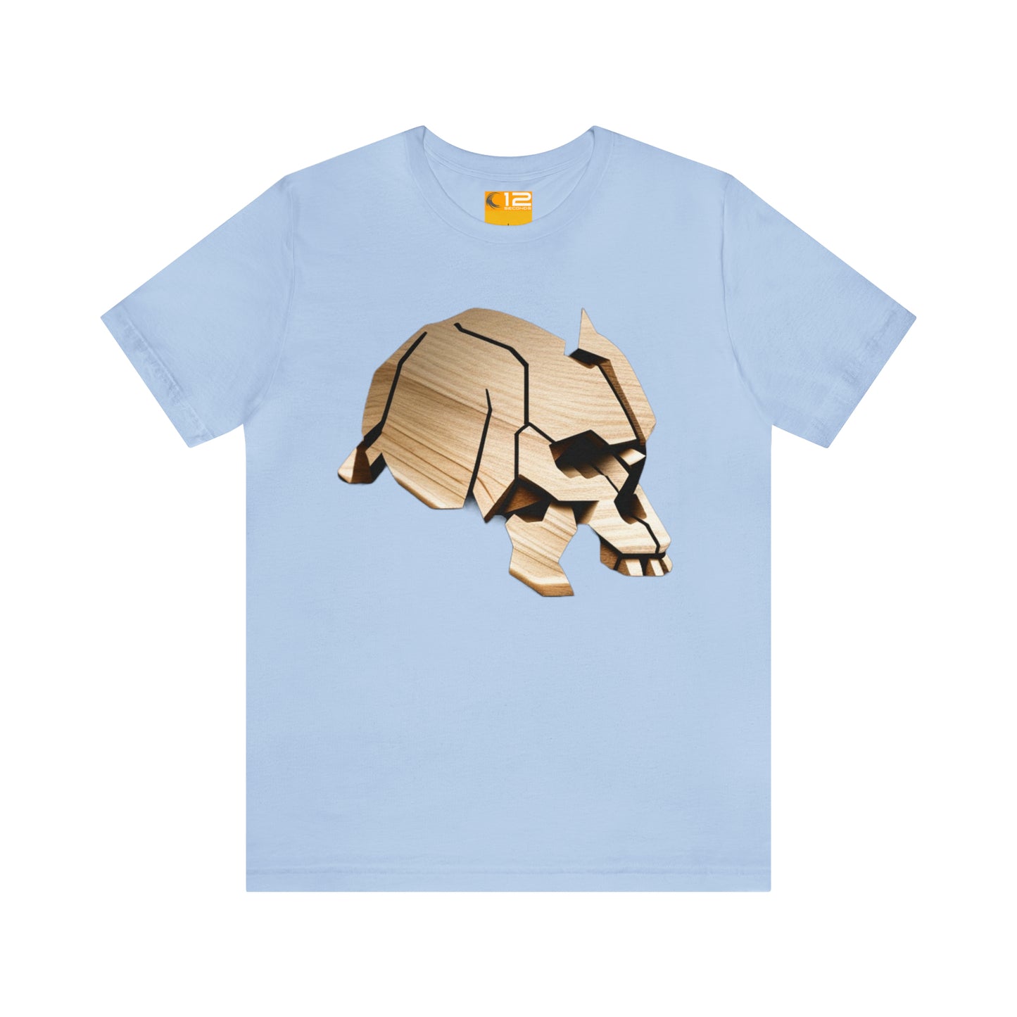 Unisex Jersey Short Sleeve Cotton Tee - SKULL ANIMAL - 12 SECONDS APPAREL