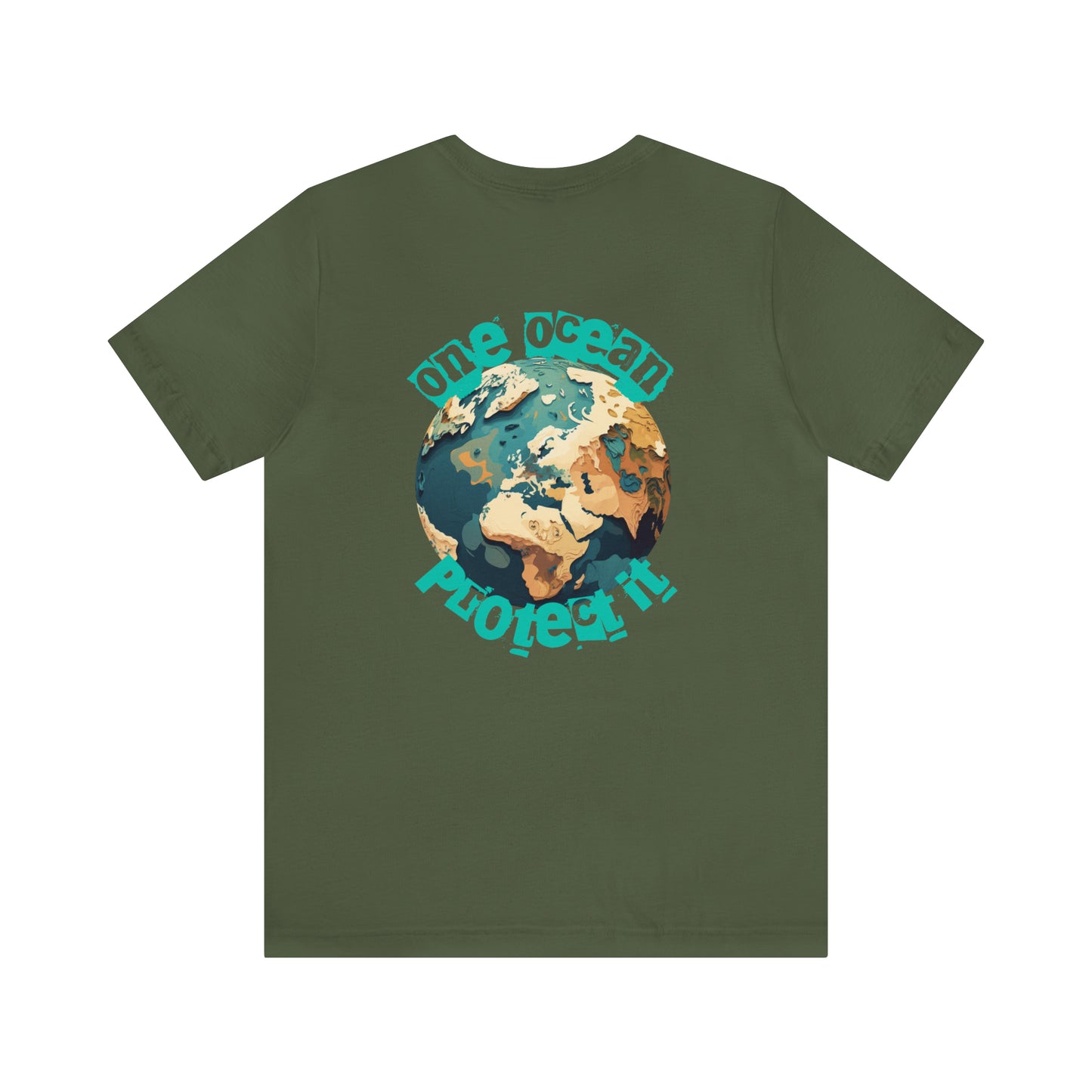 Unisex Jersey Short Sleeve Tee - ONE OCEAN - 12 SECONDS APPAREL
