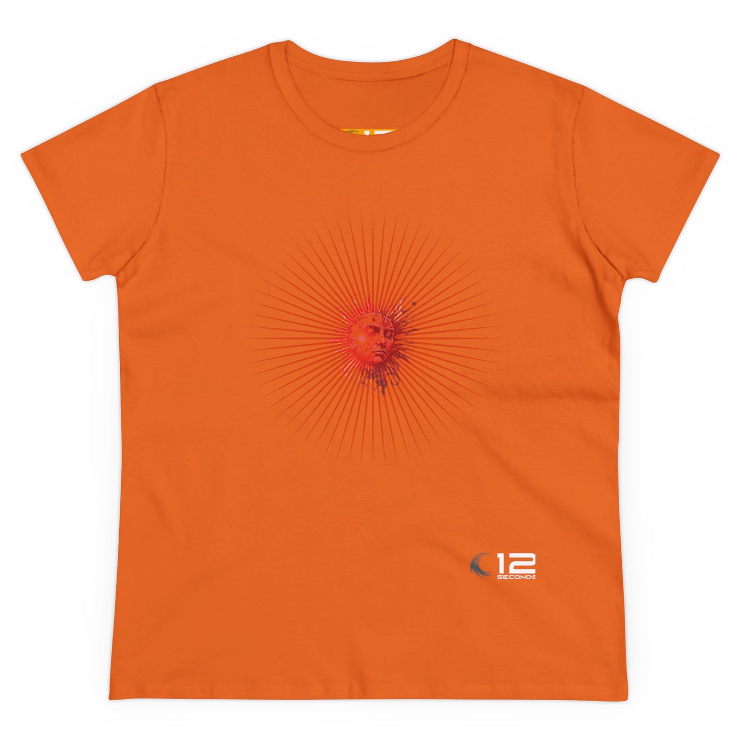 Women's Midweight Cotton Tee - RADIANT SUN - 12 SECONDS APPAREL