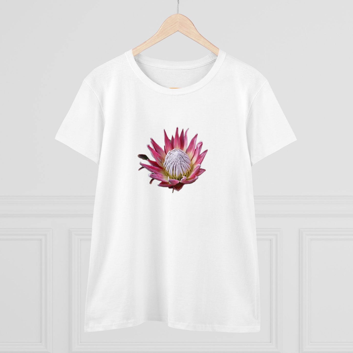 Women's Midweight Cotton Tee - KING PROTEA - 12 SECONDS APPAREL