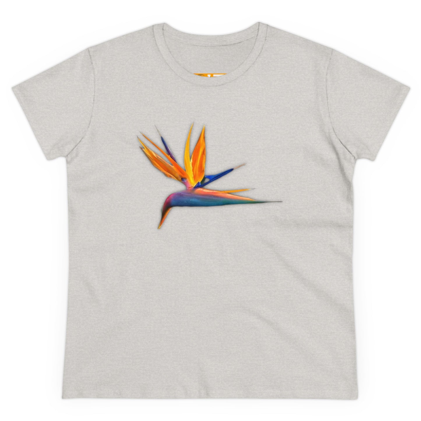Women's Midweight Cotton Tee - STRELITZIA - 12 SECONDS APPAREL