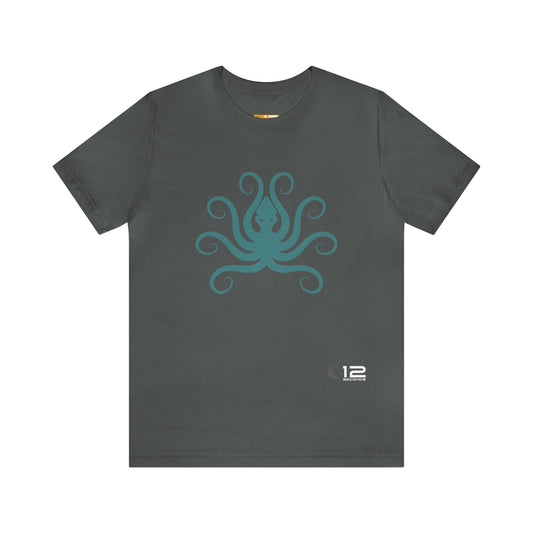 Jersey Short Sleeve Cotton Tee - OCTOPUS - 12 SECONDS APPAREL