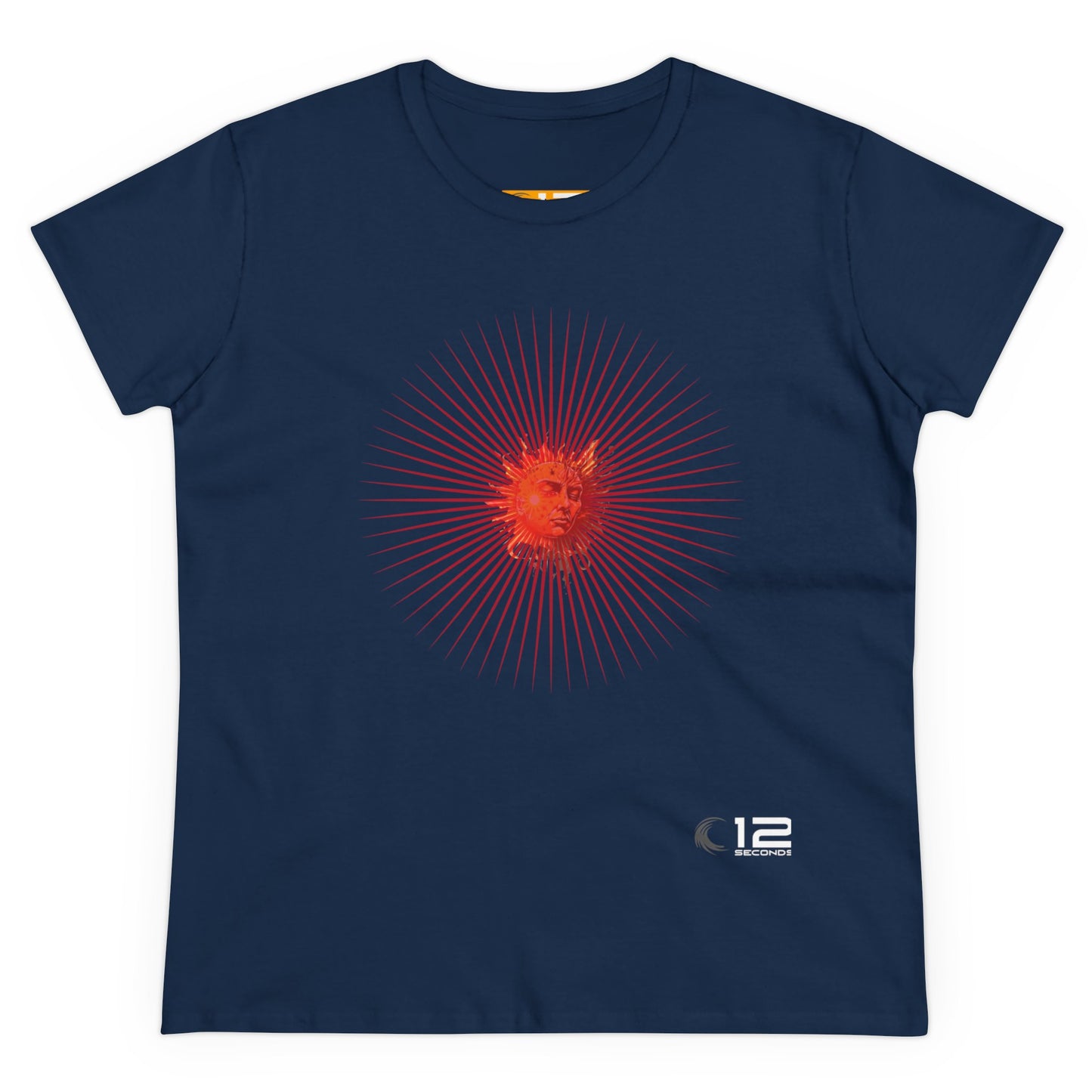 Women's Midweight Cotton Tee - RADIANT SUN - 12 SECONDS APPAREL