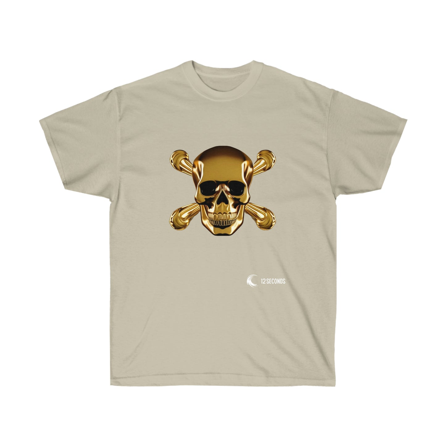 Unisex Ultra Cotton Tee - SKULL & BONES - 12 SECONDS APPAREL