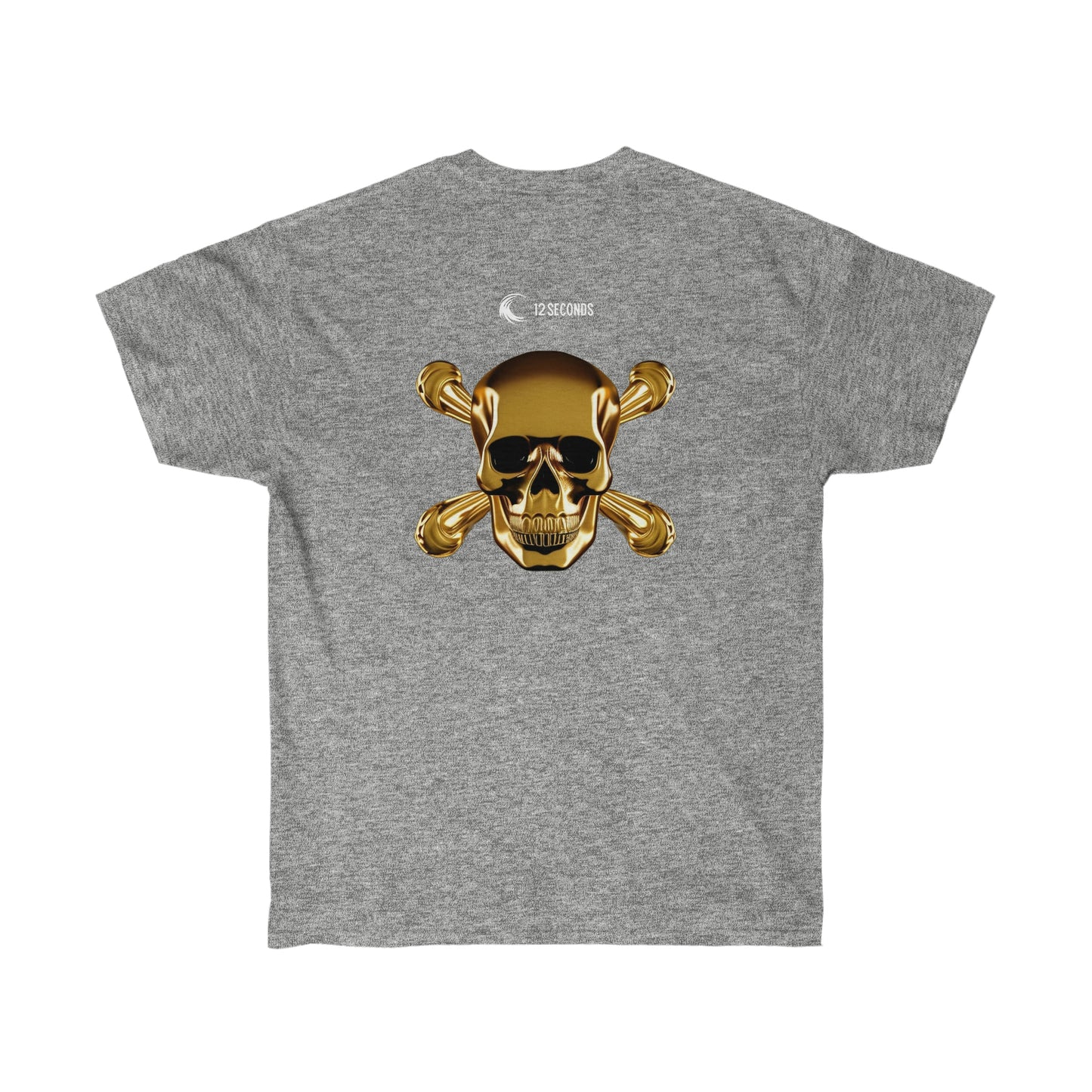 Unisex Ultra Cotton Tee - SKULL & BONES - 12 SECONDS APPAREL