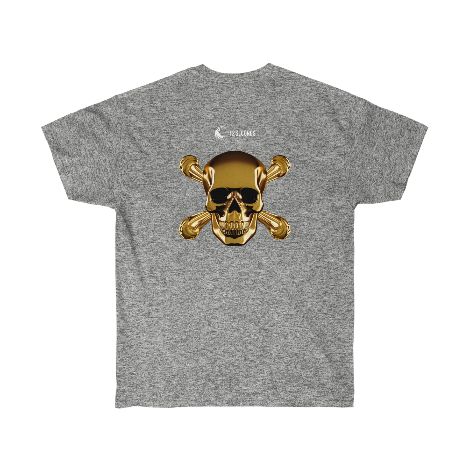 Unisex Ultra Cotton Tee - SKULL & BONES - 12 SECONDS APPAREL