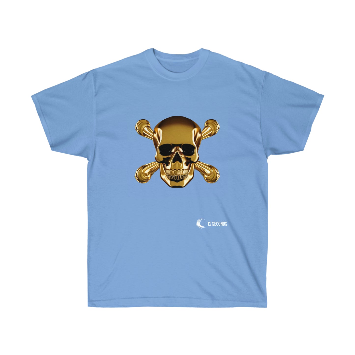 Unisex Ultra Cotton Tee - SKULL & BONES - 12 SECONDS APPAREL