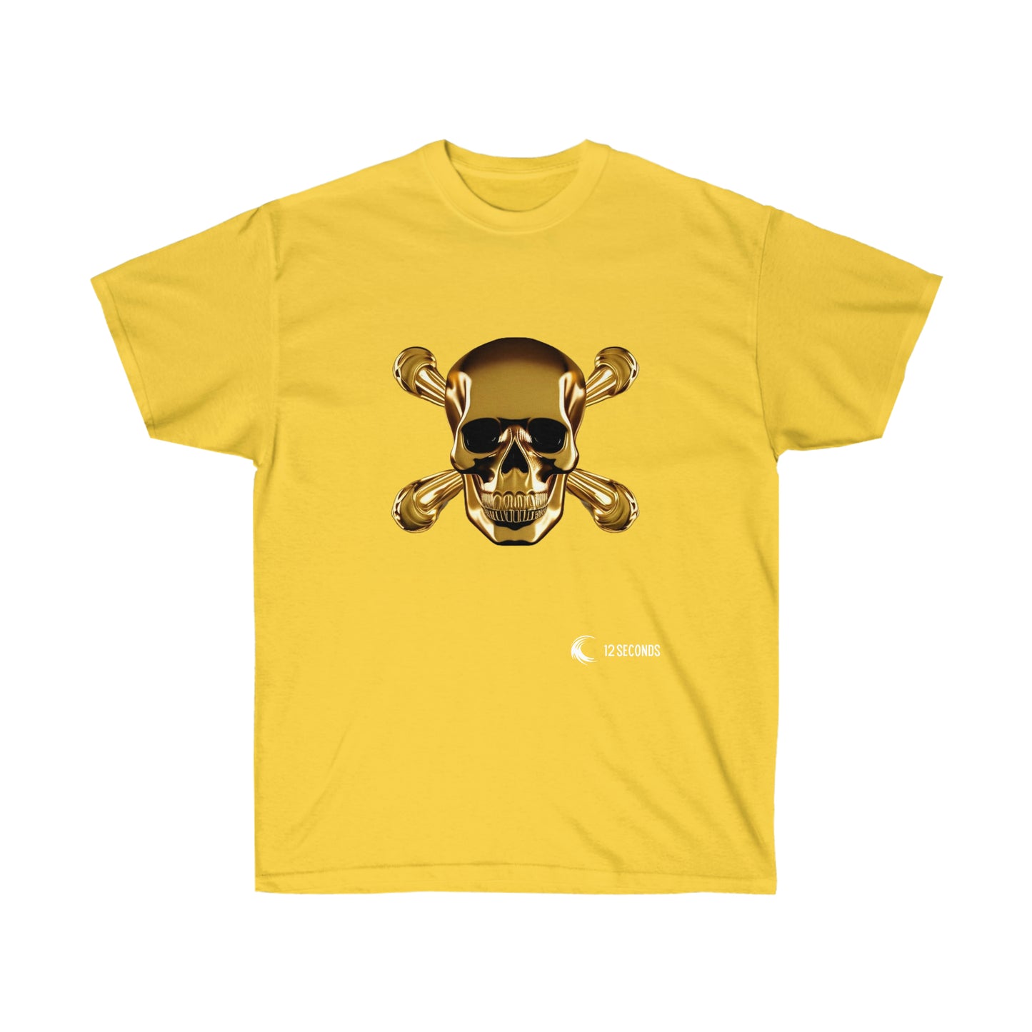 Unisex Ultra Cotton Tee - SKULL & BONES - 12 SECONDS APPAREL