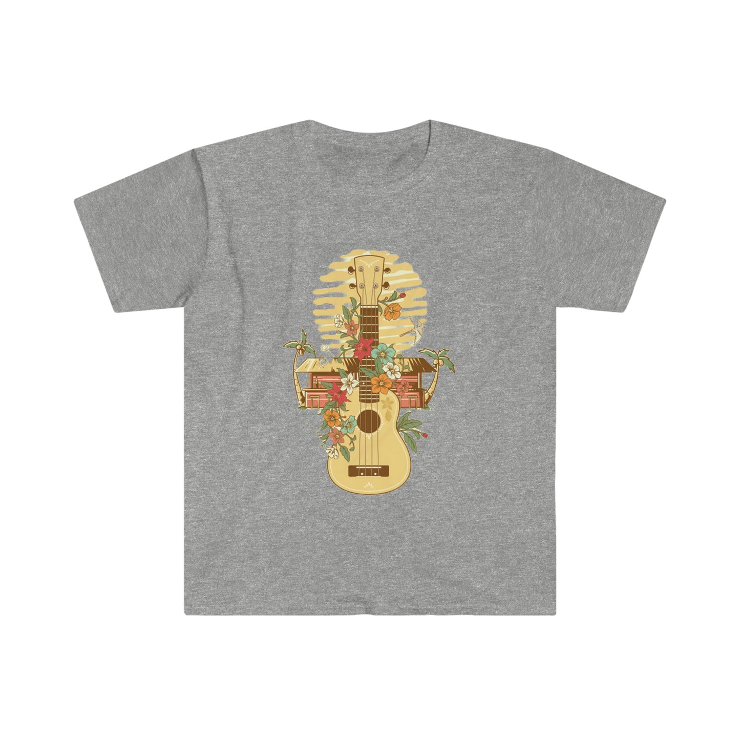 Unisex Softstyle T-Shirt - UKELELE - 12 SECONDS APPAREL