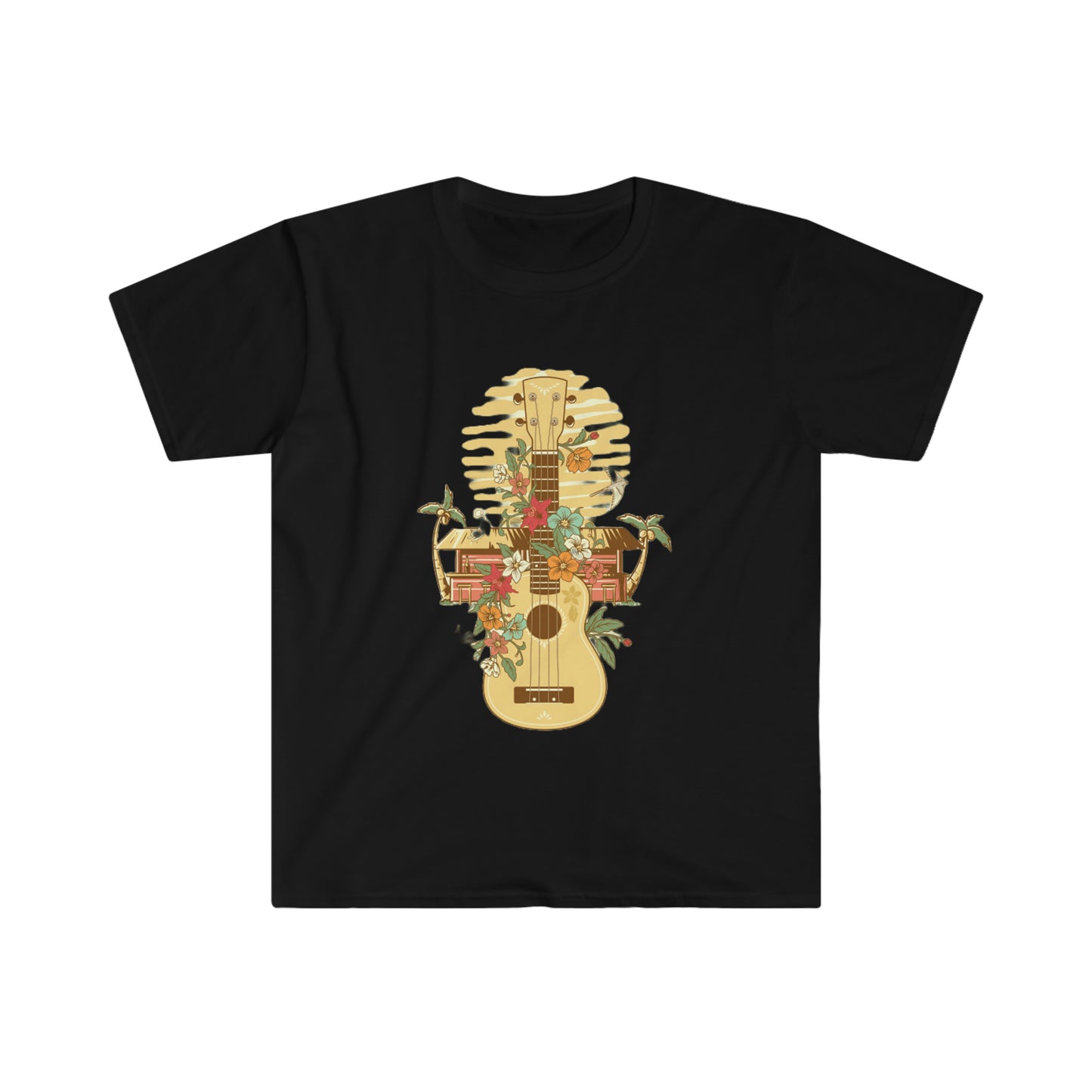 Unisex Softstyle T-Shirt - UKELELE - 12 SECONDS APPAREL