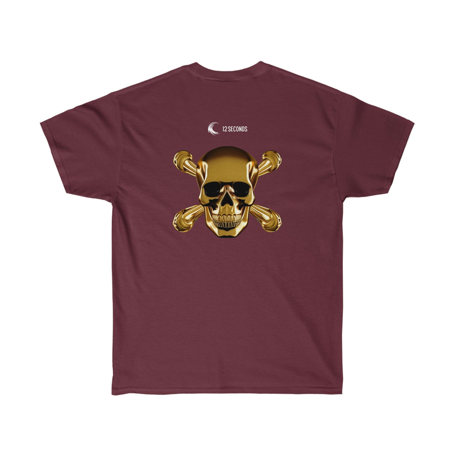 Unisex Ultra Cotton Tee - SKULL & BONES - 12 SECONDS APPAREL
