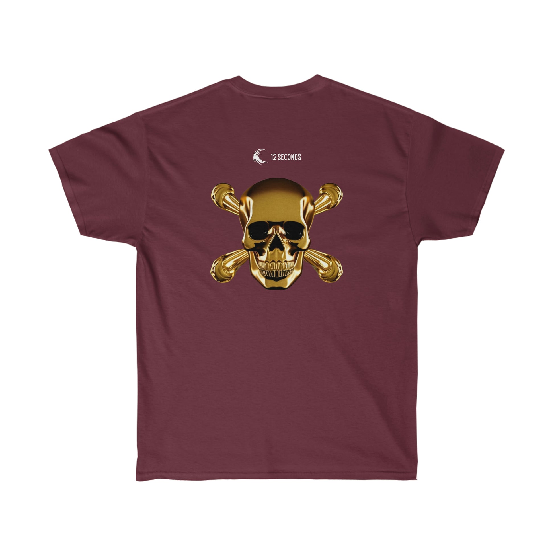 Unisex Ultra Cotton Tee - SKULL & BONES - 12 SECONDS APPAREL