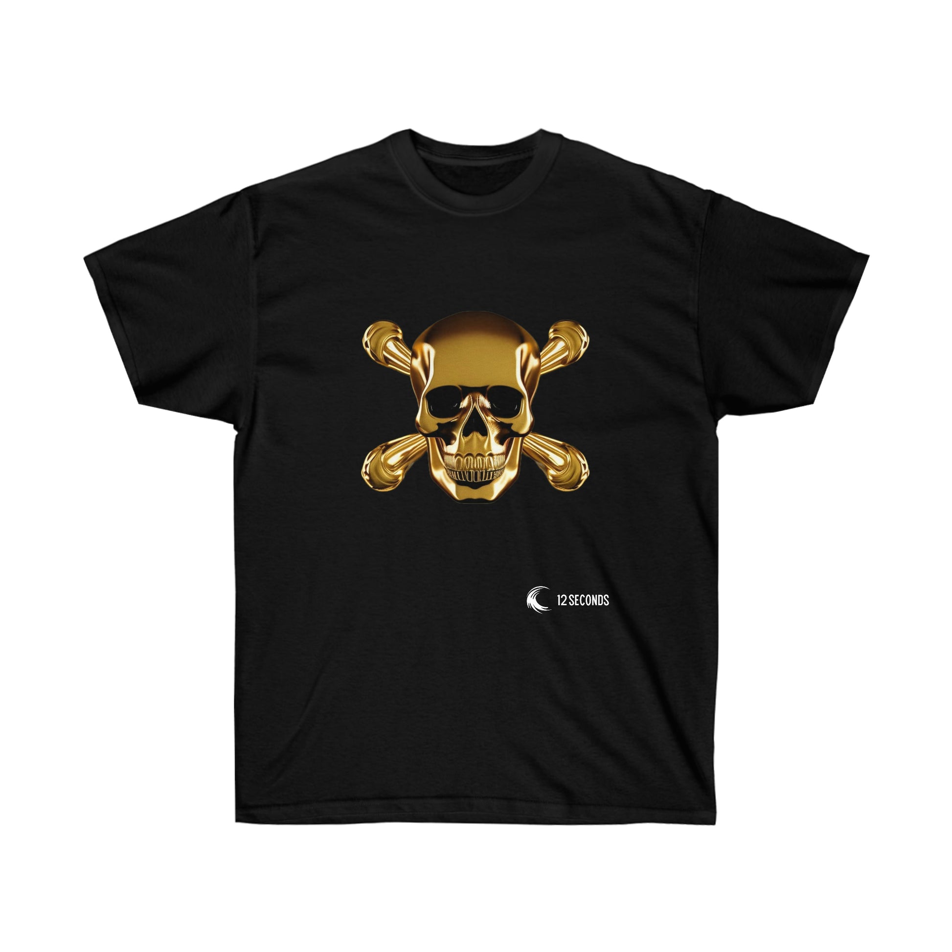 Unisex Ultra Cotton Tee - SKULL & BONES - 12 SECONDS APPAREL