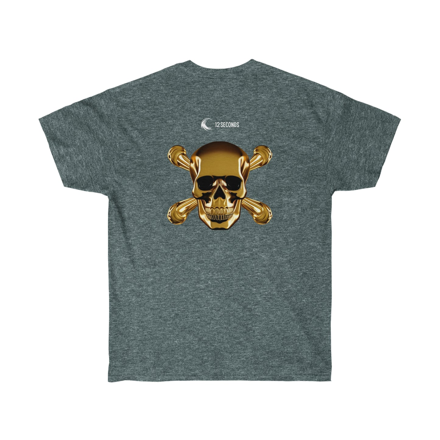 Unisex Ultra Cotton Tee - SKULL & BONES - 12 SECONDS APPAREL