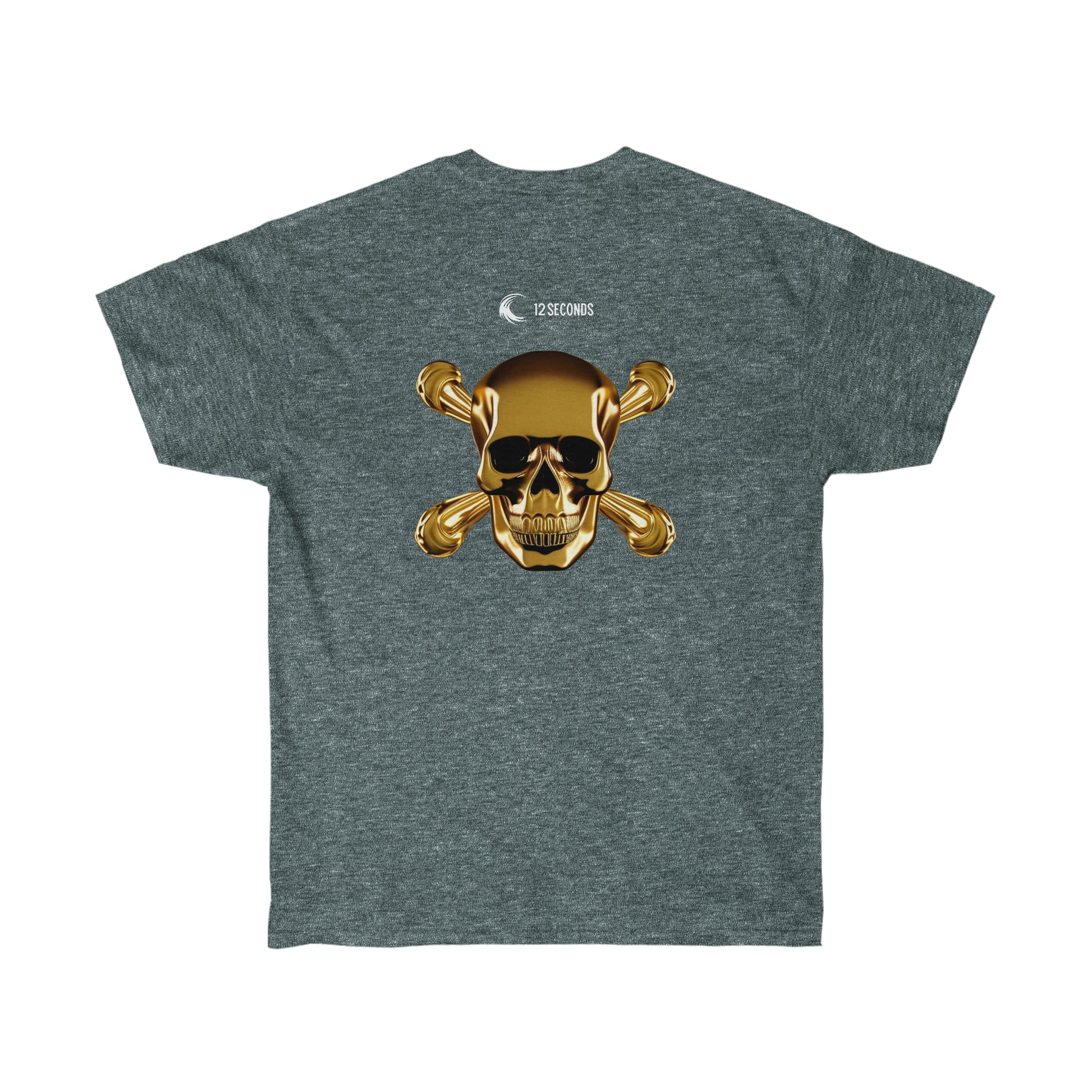 Unisex Ultra Cotton Tee - SKULL & BONES - 12 SECONDS APPAREL